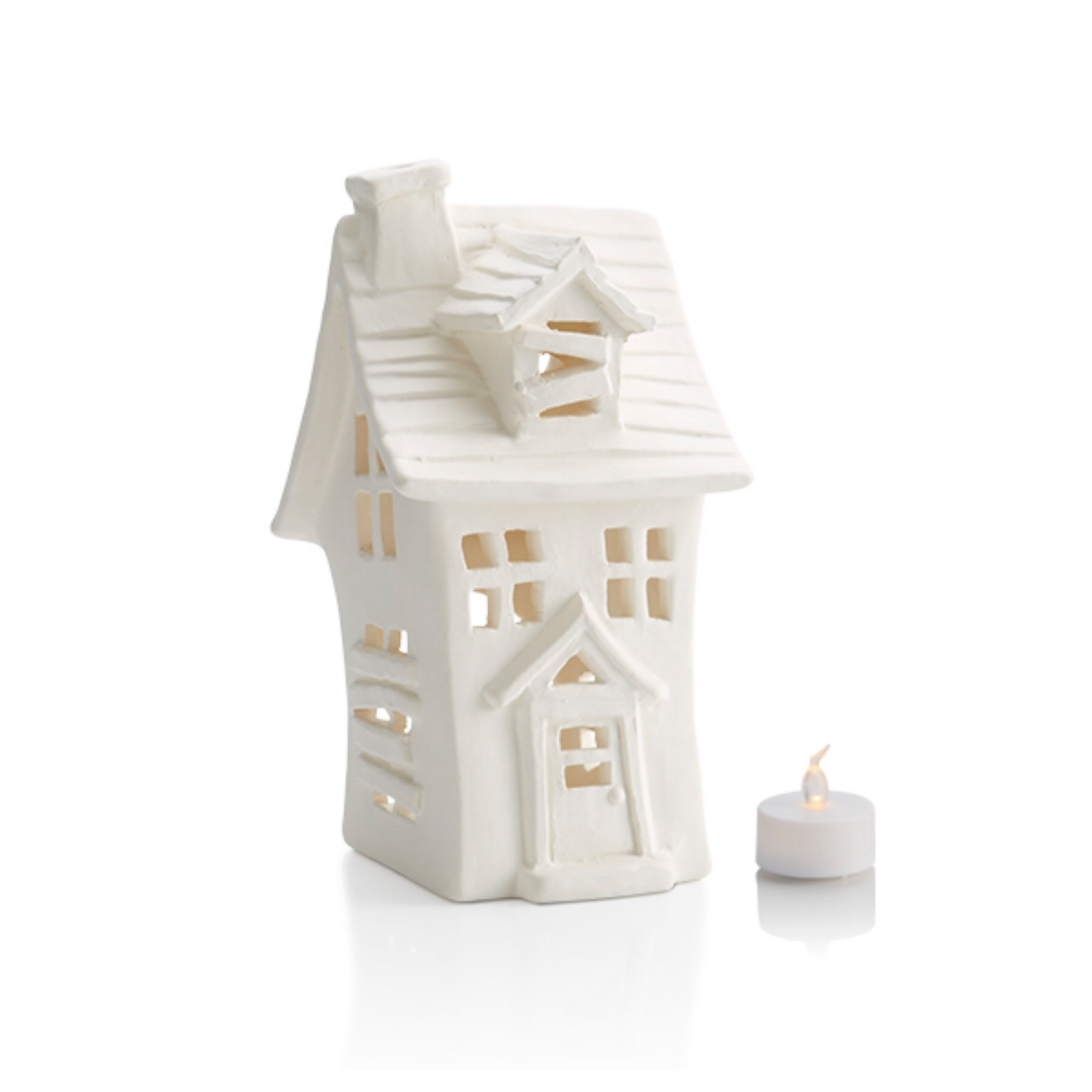 Haunted House Lantern Pottery Haven